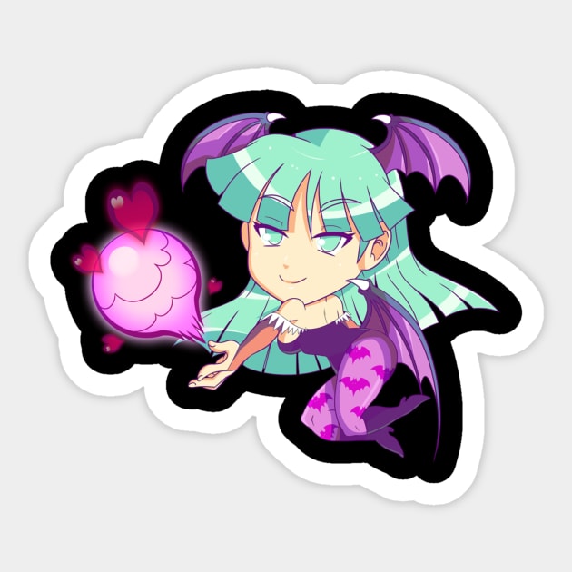 Chibi Morrigan Sticker by SenpaiLove